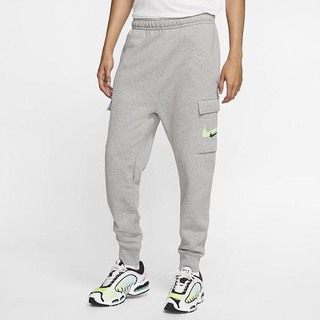 Pantaloni Nike Sportswear Printed Swoosh Cargo Barbati Gri Inchis | AWFY-07956